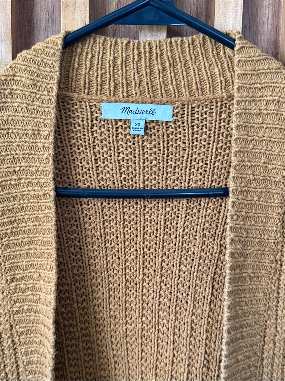MADEWELL Bobble Oversized Balloon Sleeve Cardigan Sweater. XS run big - Picture 6 of 9